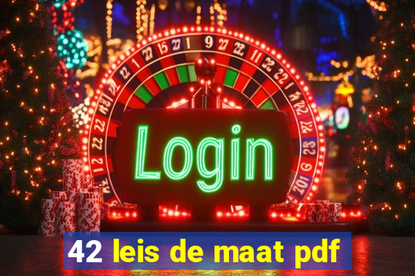 42 leis de maat pdf